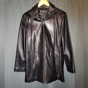 Cole Brook Leather Jacket Size Medium